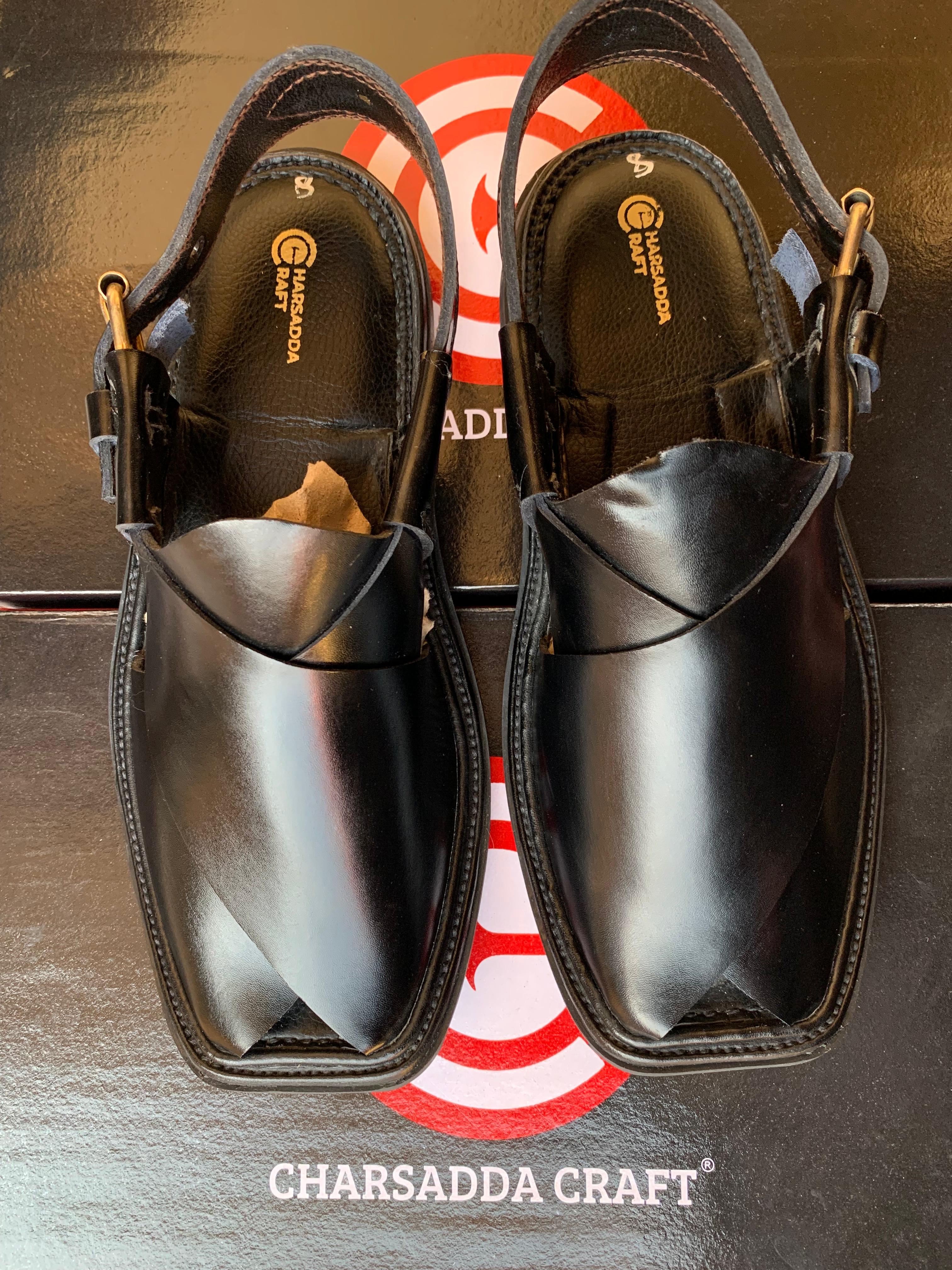 charsadda classic  black (GOLT) peshawari chappal