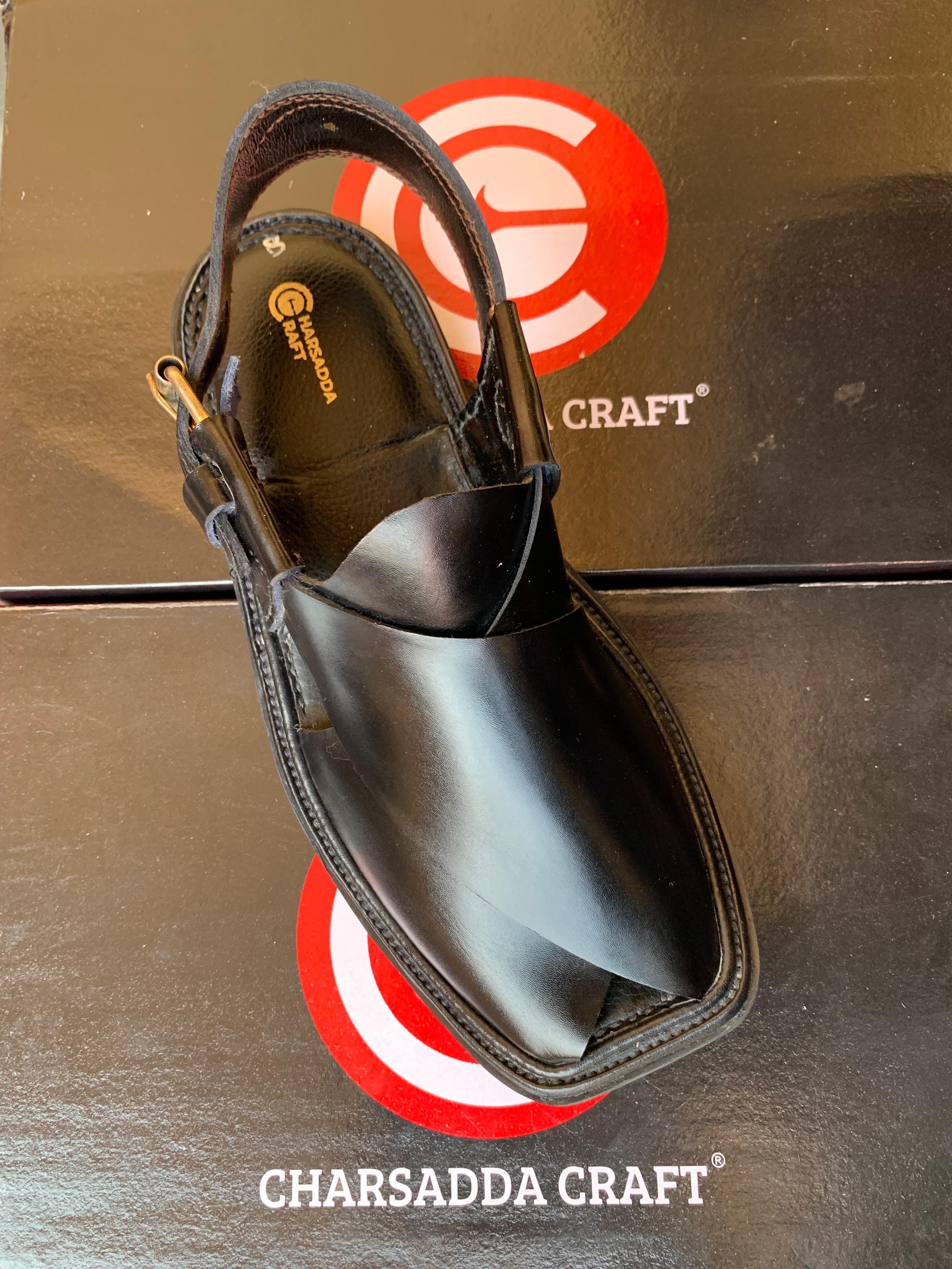 charsadda classic  black (GOLT) peshawari chappal