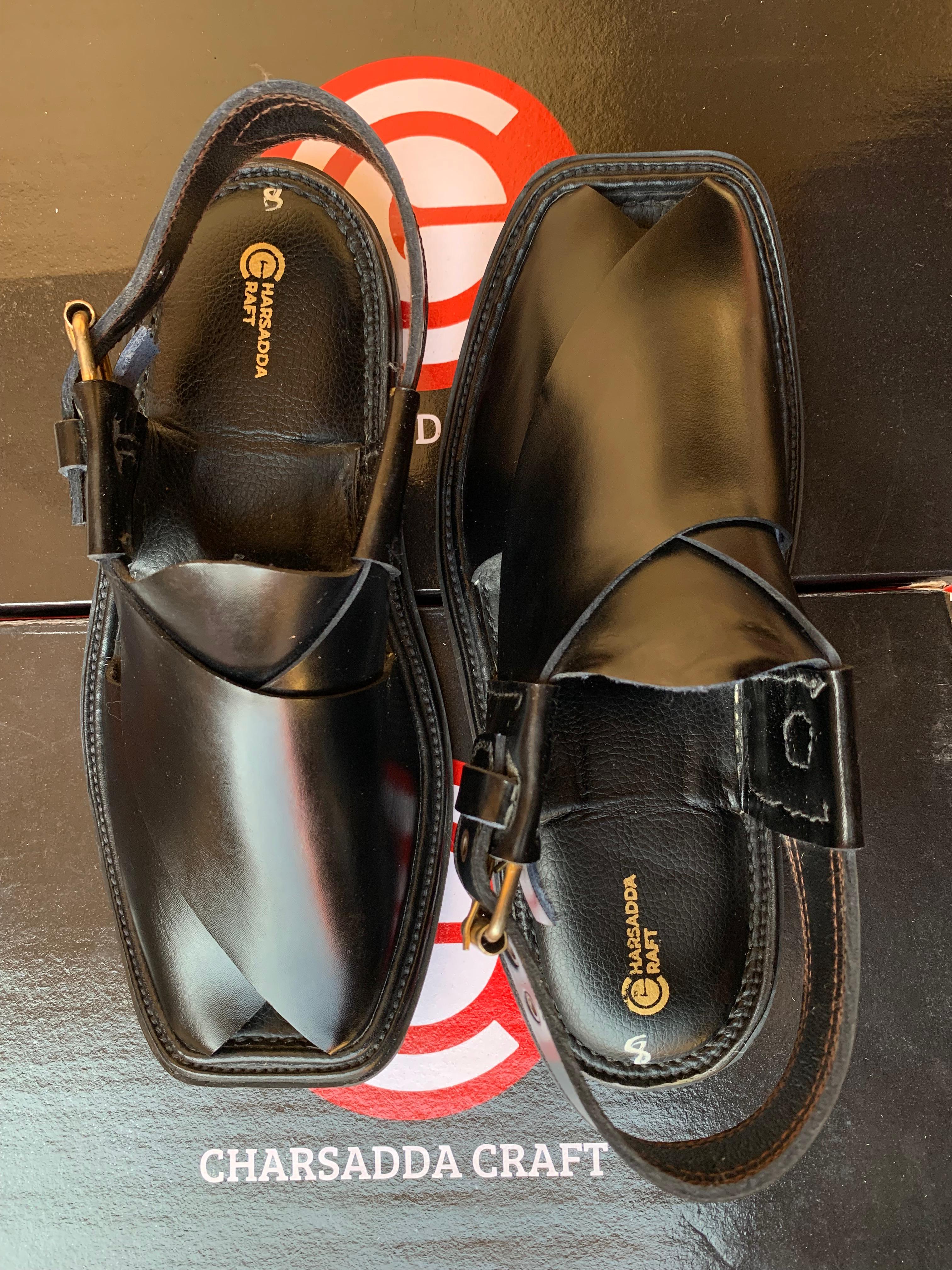 charsadda classic  black (GOLT) peshawari chappal