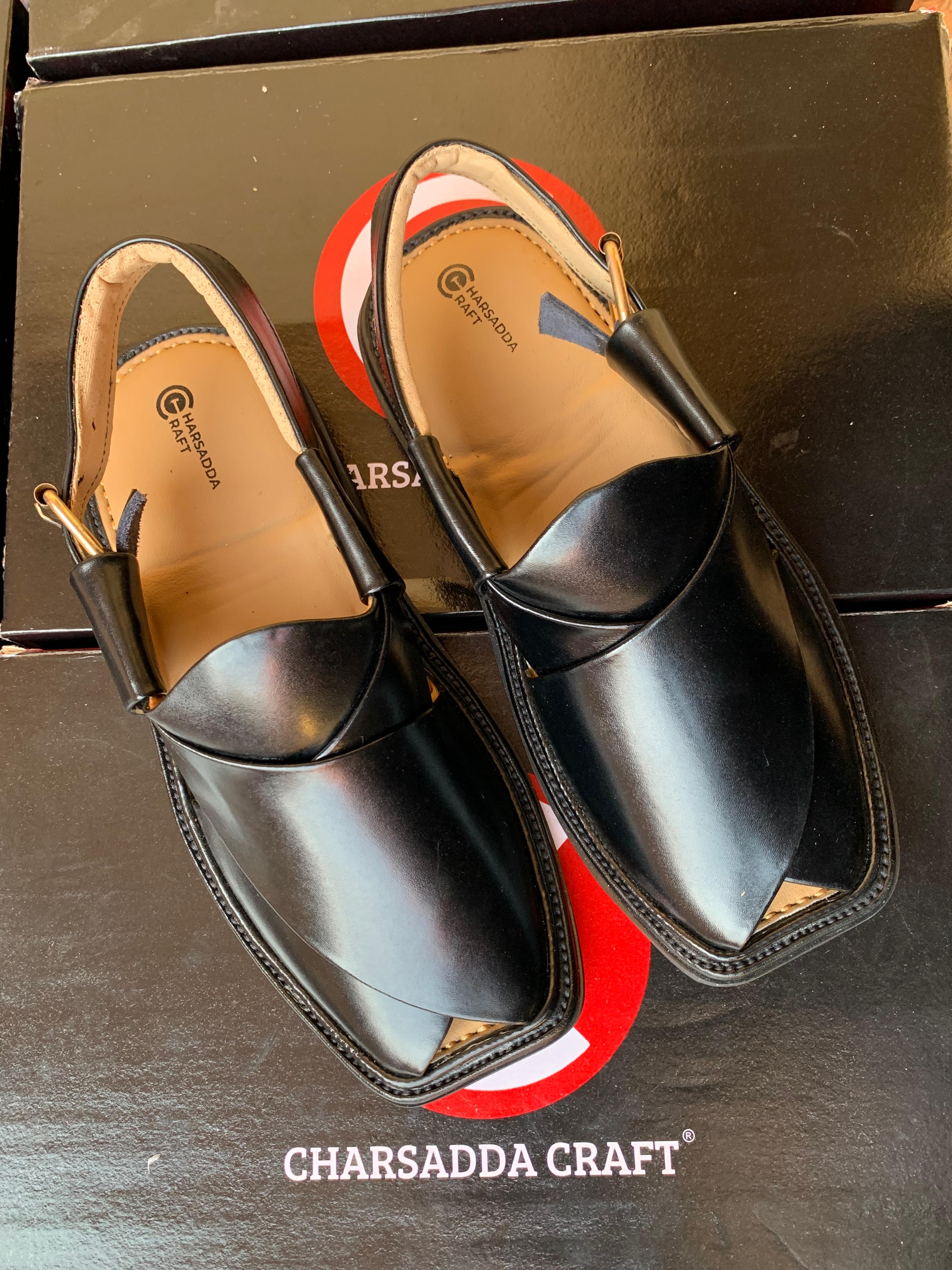 charsadda classic Black smart zalmi chappal