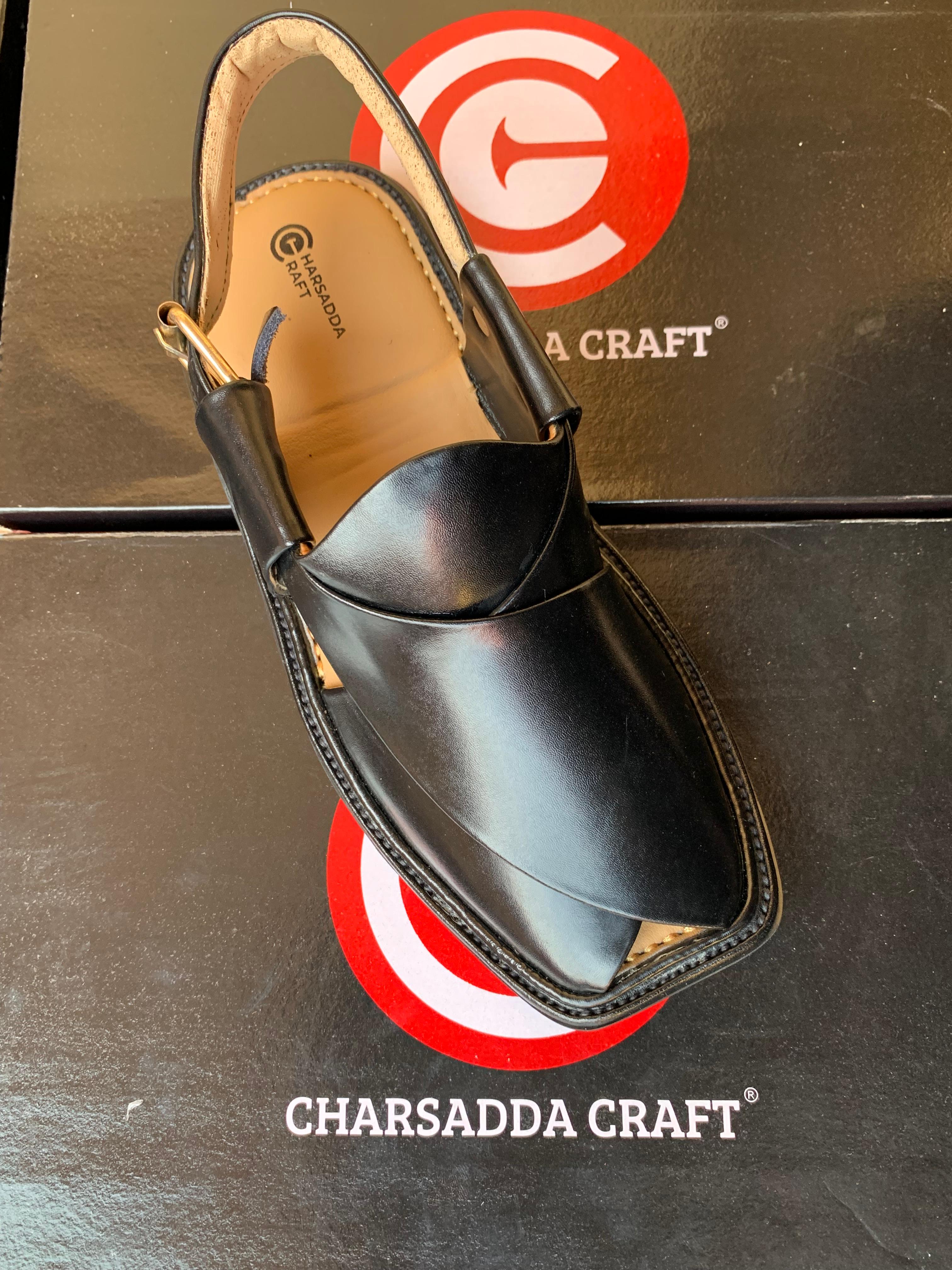 charsadda classic Black smart zalmi chappal